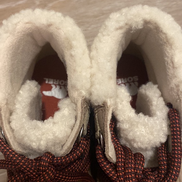 Sorel Waterproof Lined Winter Leather Boots Size 8 - Picture 10 of 10